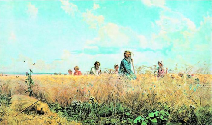 Косцы. Художник Г. Мясоедов Косцы. Художник Г. Мясоедов
